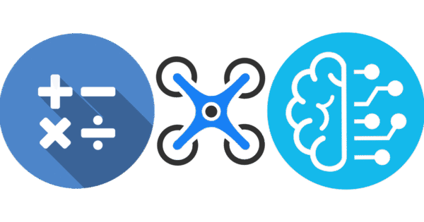 Mathematics, drone technology, and artificial intelligence
