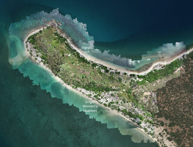 fantome island Drone image collections of NW Eumilli (Fantome) island