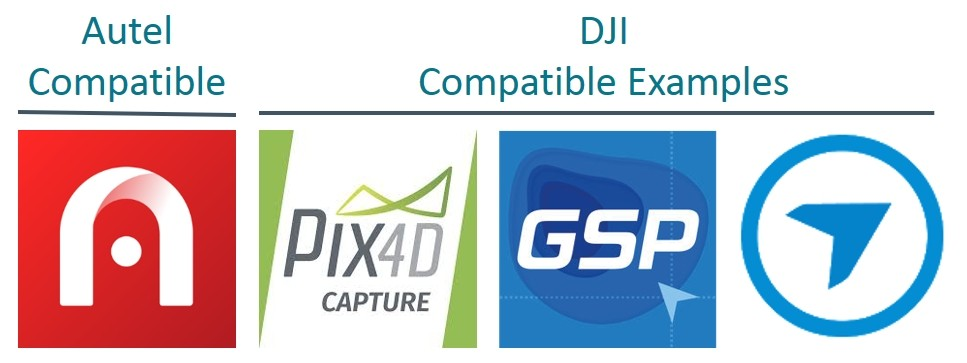 DJI drone comparison Different apps available for creating drone mapping missions