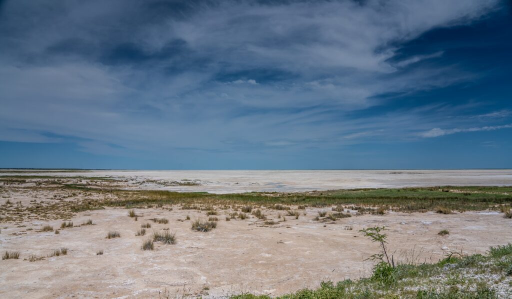 Namibian Salt Pan dryland salinity