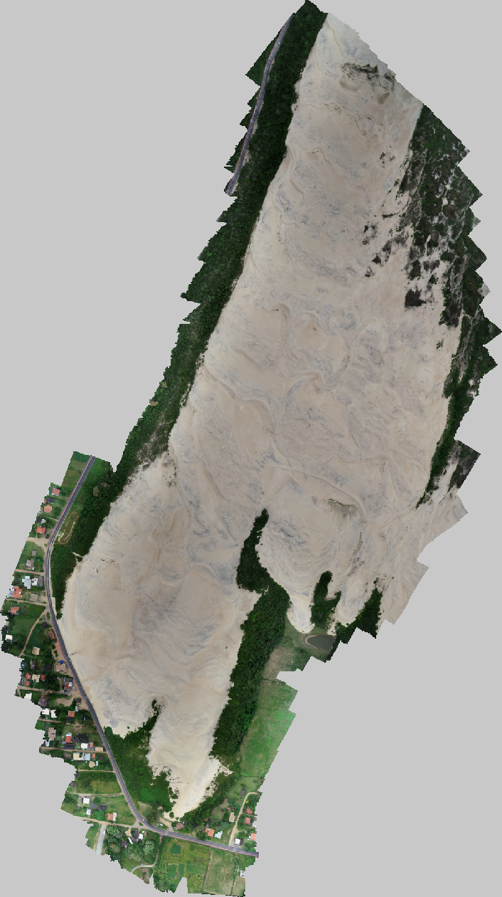 Drone orthomosaic of the Garopaba Dune Field, Brazil