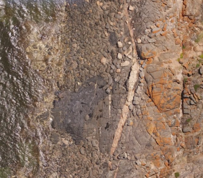 Geological mapping with drone example