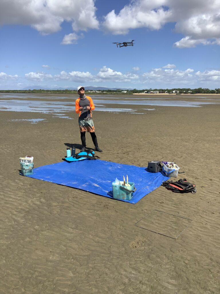 Lucas mapping seagrass with drones