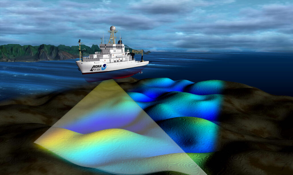 Multibeam bathymetry mapping