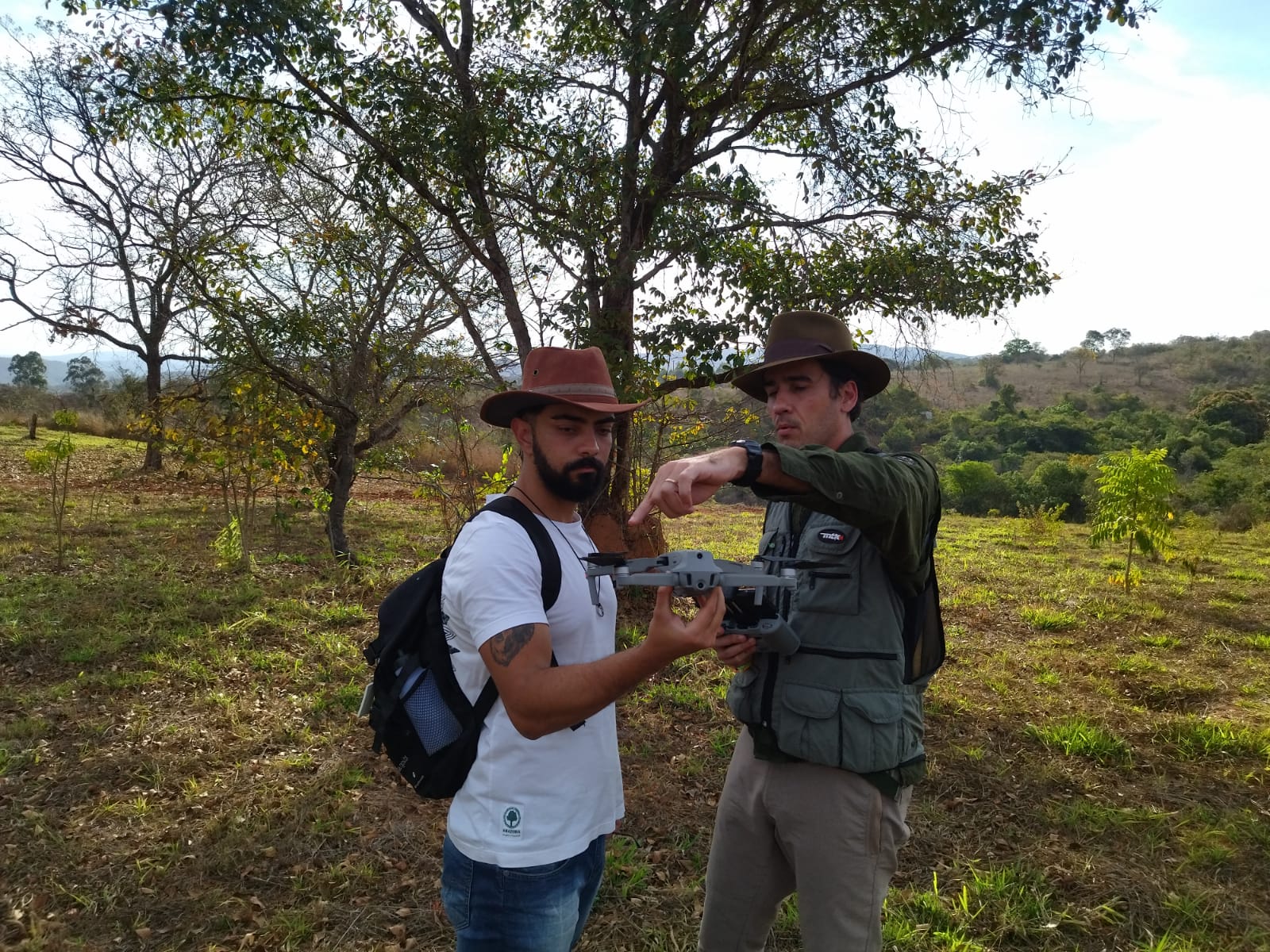 Monitoring ecosystem restoration with drones