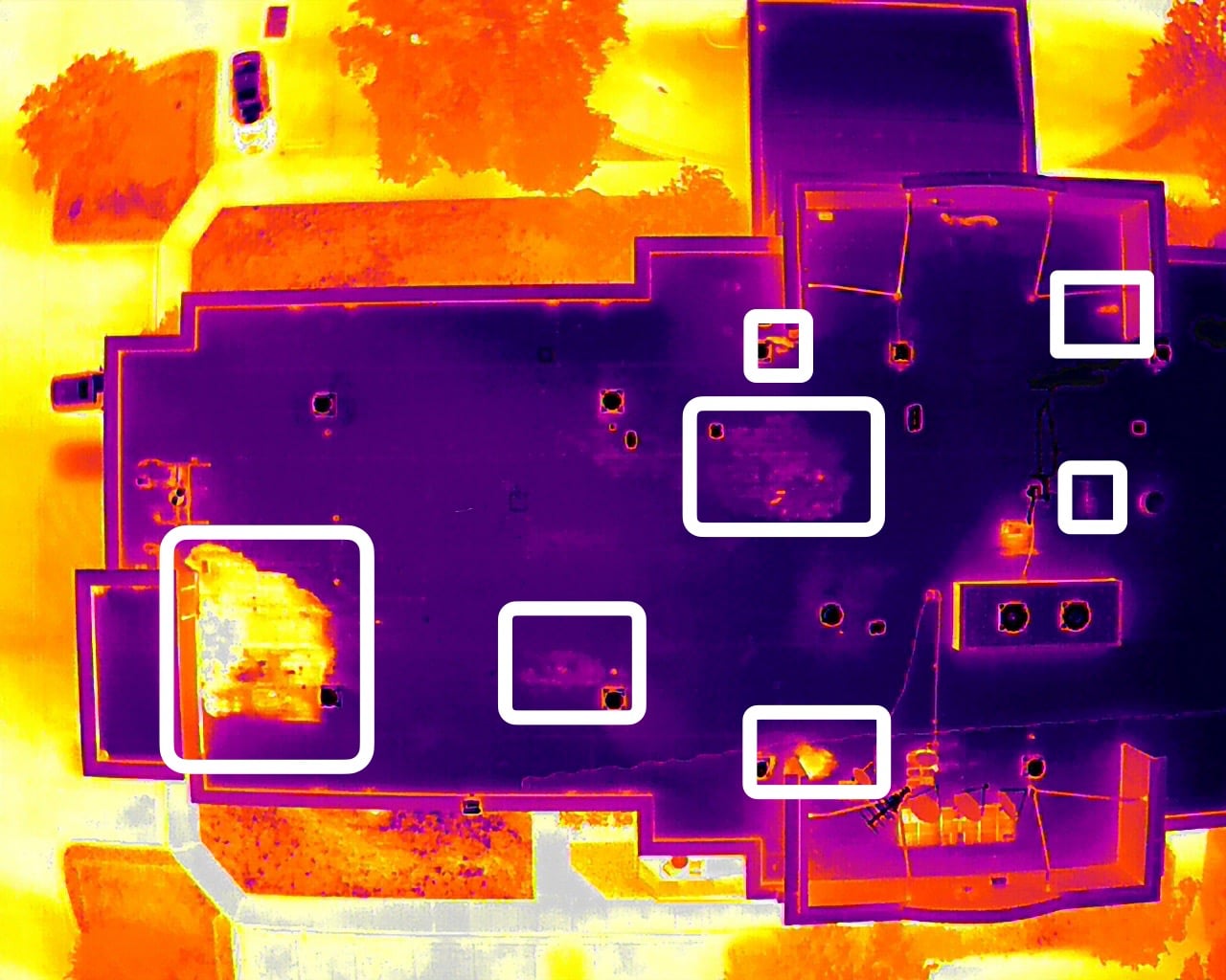thermal drone mapping and leak detection