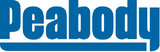 Peabody logo in blue with underline